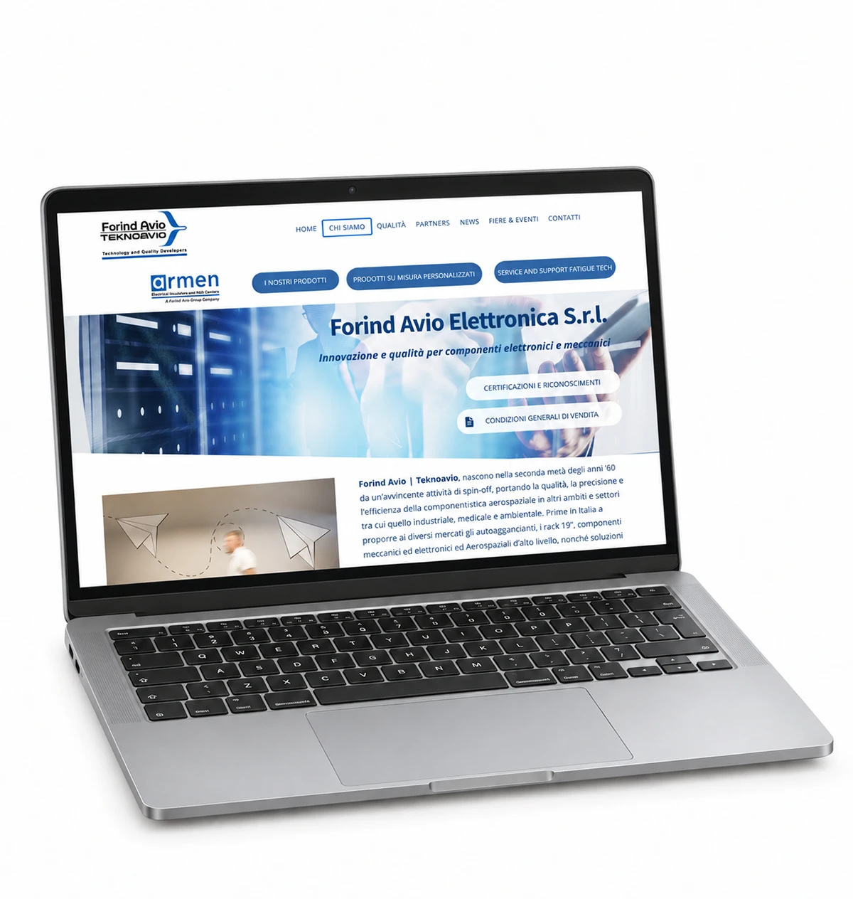 Forind Avio Group — Comunicazione digitale
