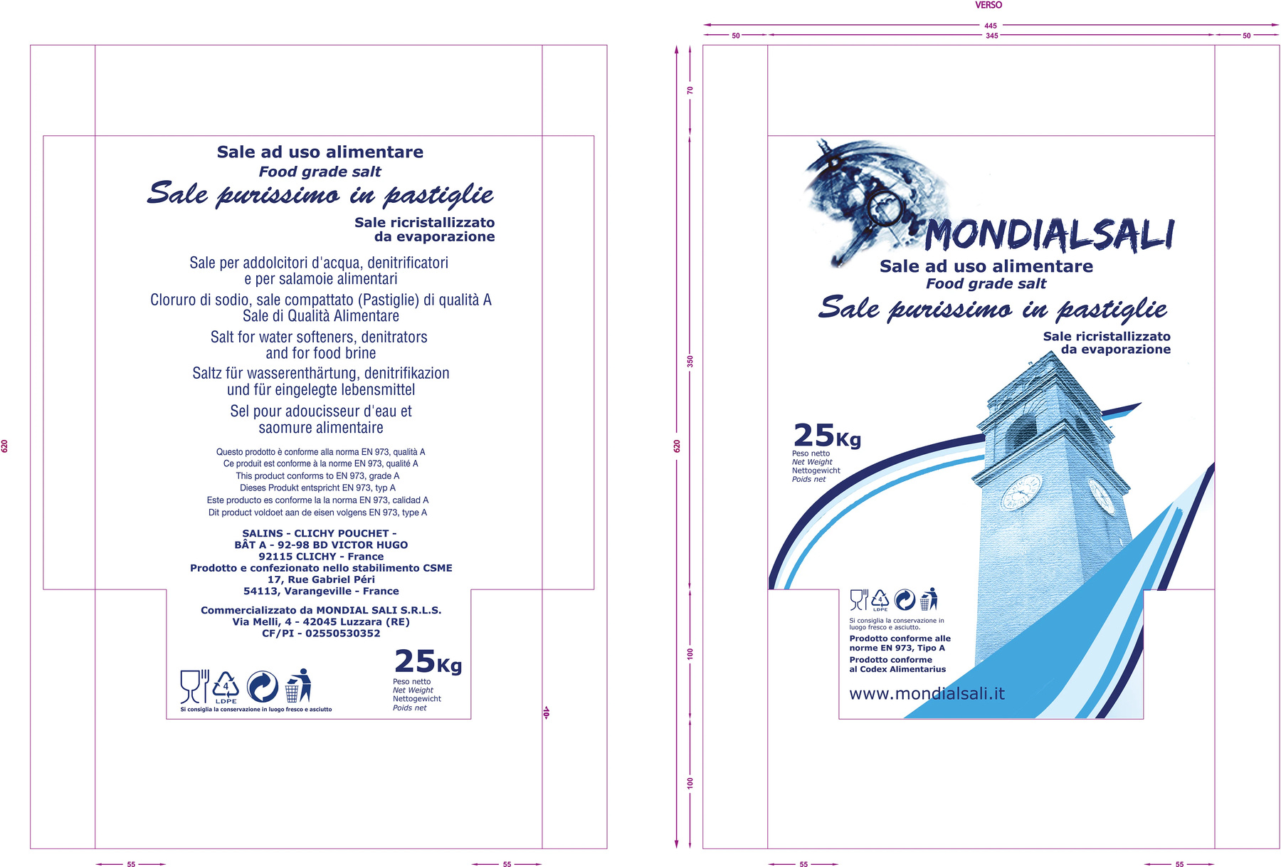 Mondial Sali — Sviluppo grafico ed esecutivi