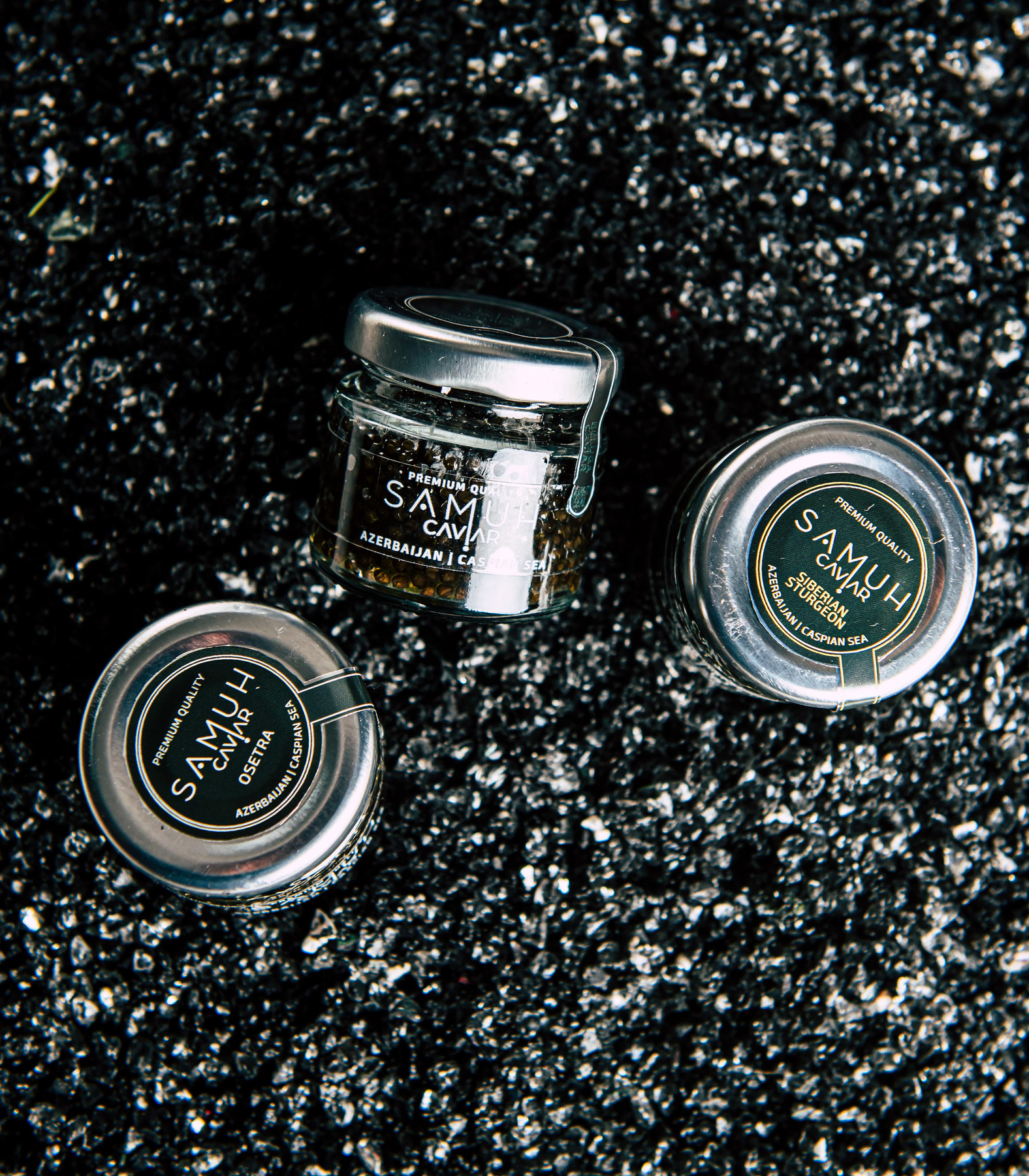 Samuh Caviar — Packaging e identità